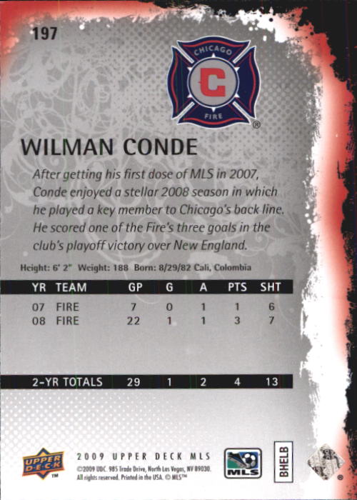 B6432- 2009 Upper Deck MLS Soccer Card #s 1-200 -You Pick- 15+ FREE US SHIP - Picture 378 of 384