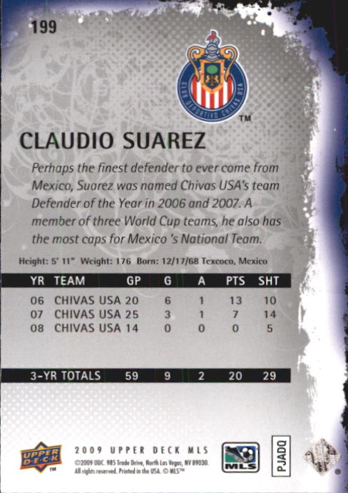 B6432- 2009 Upper Deck MLS Soccer Card #s 1-200 -You Pick- 15+ FREE US SHIP - Picture 382 of 384