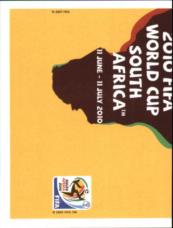2010 Panini World Cup Stickers #28 Official Poster