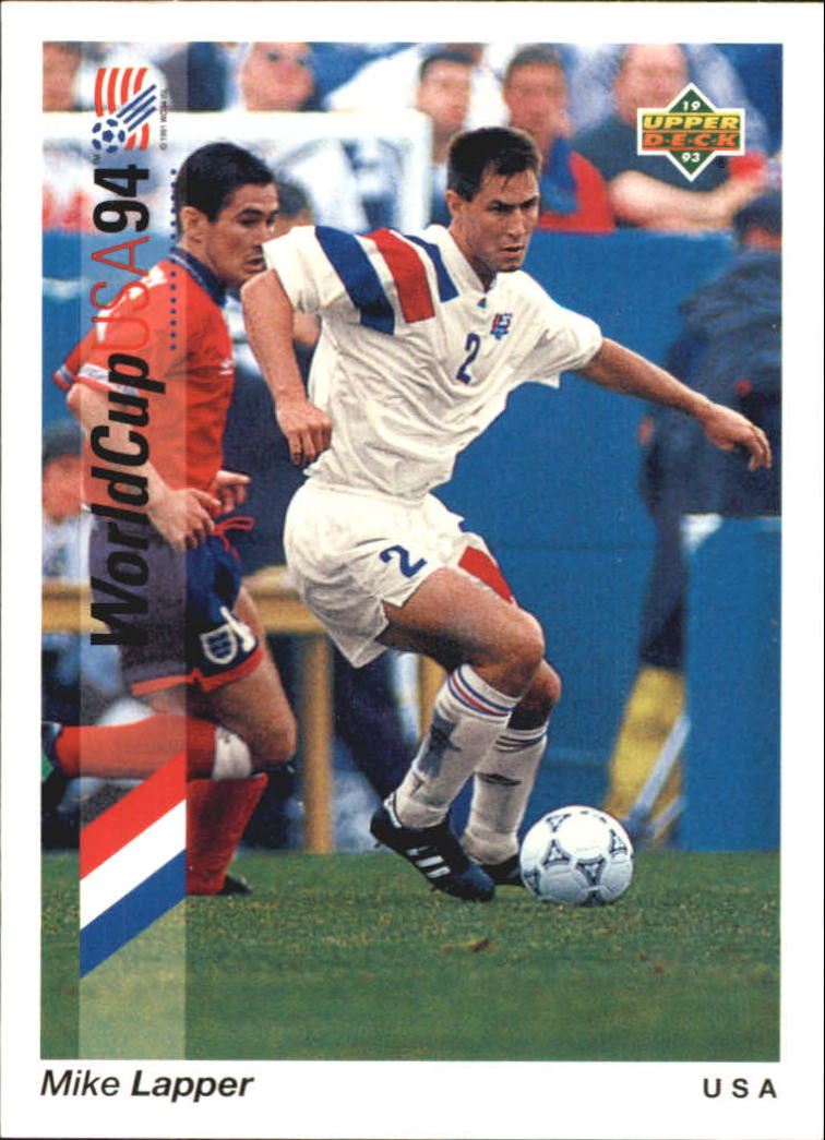 1993 Upper Deck World Cup 94 Preview English/Spanish #2 Mike Lapper