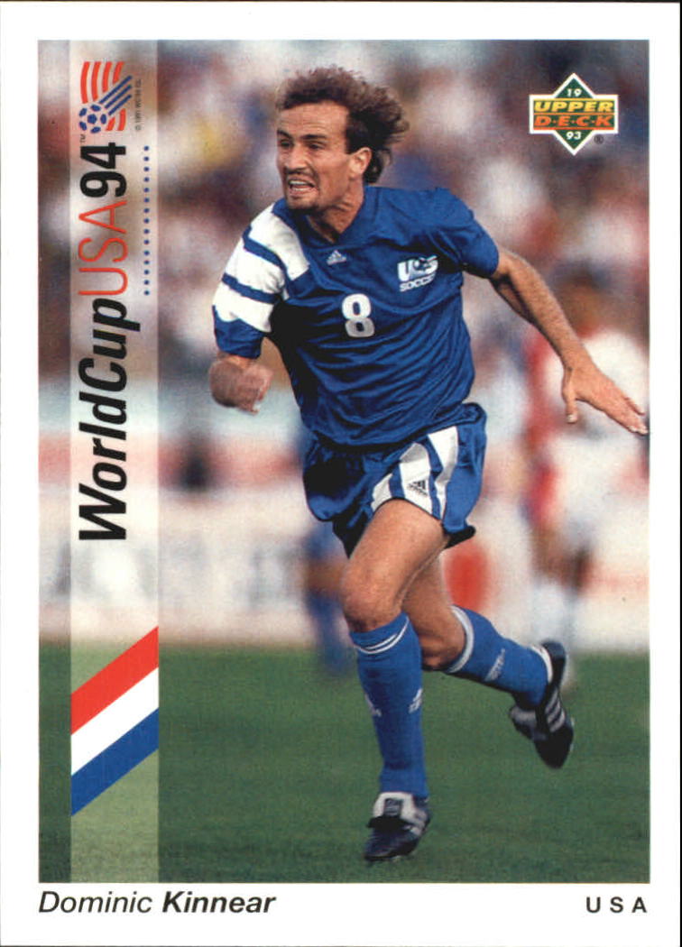 1993 Upper Deck World Cup 94 Preview English/Spanish #8 Dominic Kinnear