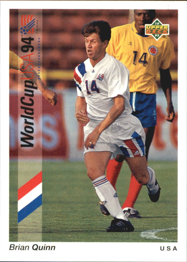 1993 Upper Deck World Cup 94 Preview English/Spanish #14 Brian Quinn