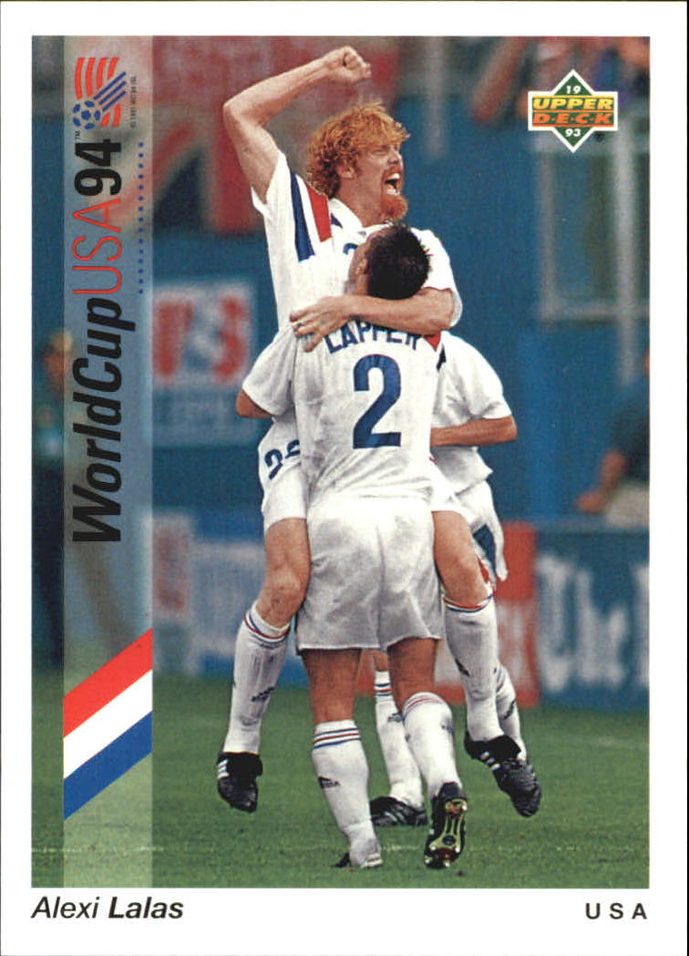 1993 Upper Deck World Cup 94 Preview English/Spanish #22 Alexi Lalas
