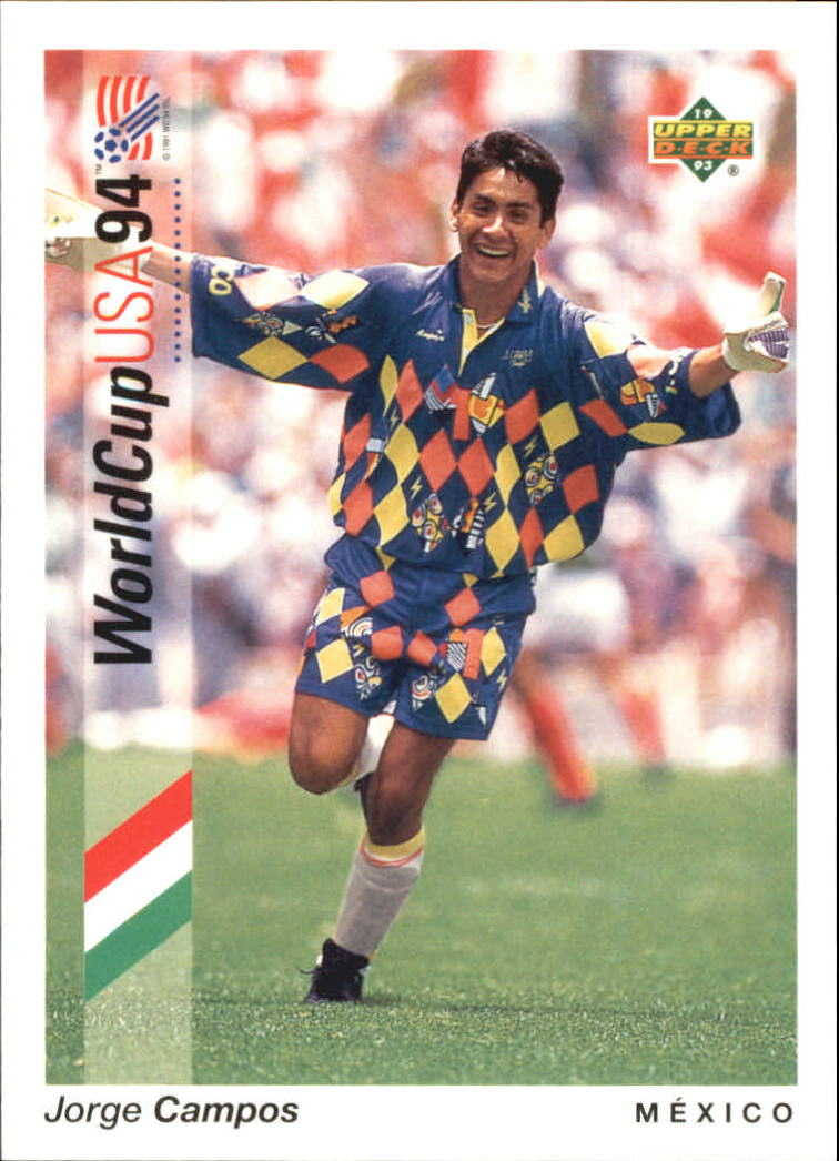 1993 Upper Deck World Cup 94 Preview English/Spanish #39 Jorge Campos