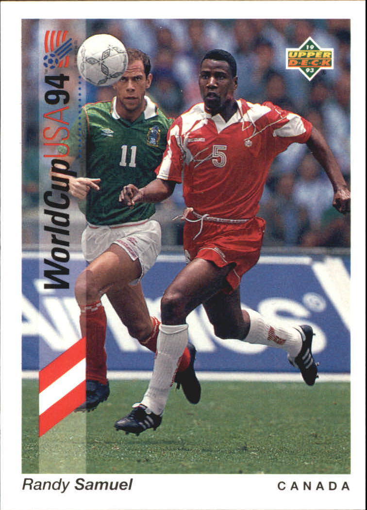 1993 Upper Deck World Cup 94 Preview English/Spanish #49 Randy Samuel