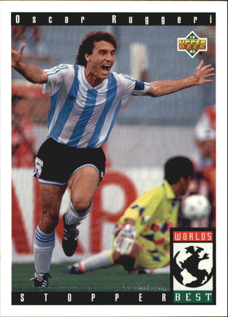1993 Upper Deck World Cup 94 Preview English/Spanish #102 Oscar Ruggeri
