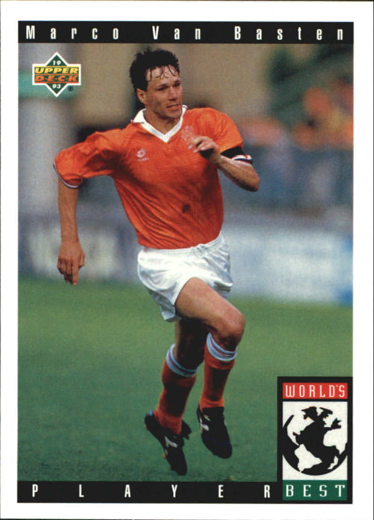 1993 Upper Deck World Cup 94 Preview English/Spanish #110 Marco Van Basten