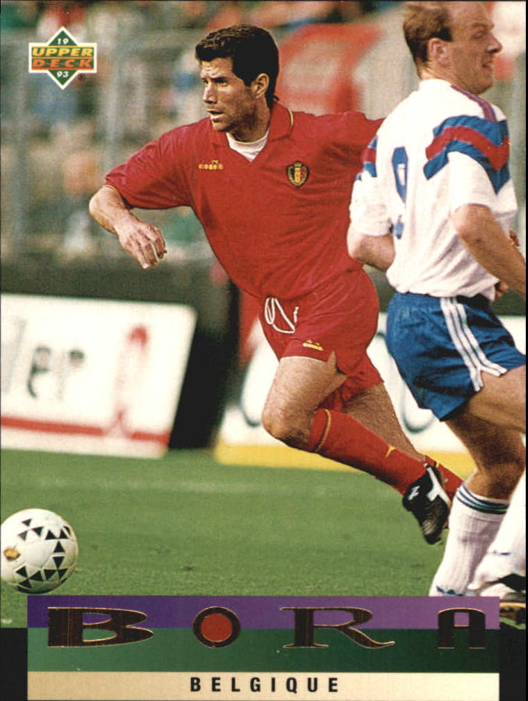 1993 Upper Deck World Cup 94 Preview English/Spanish Bora's Select #10 Belgium
