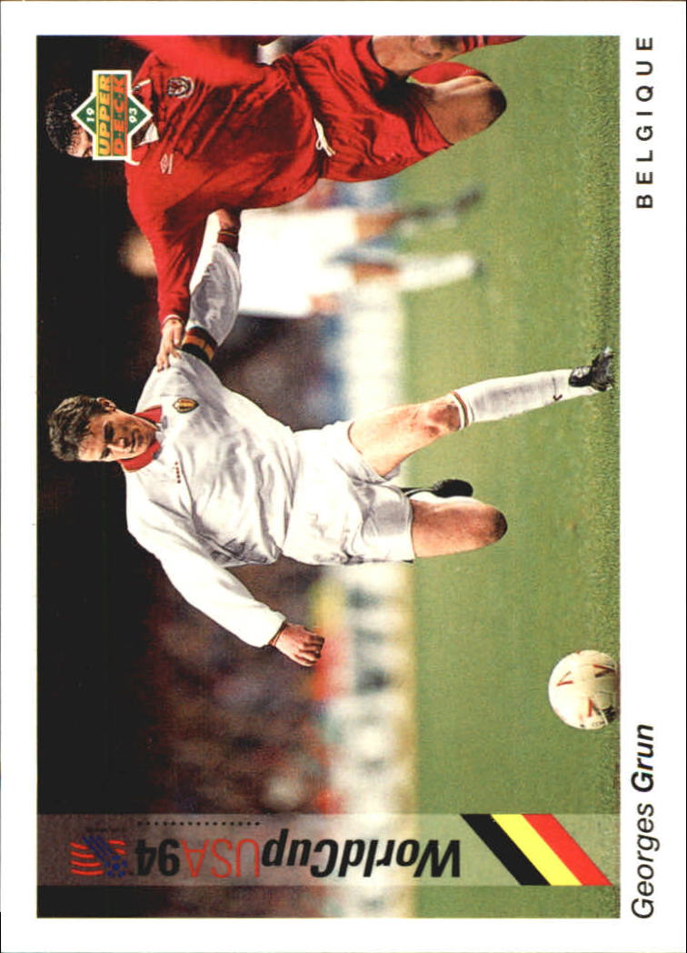 1993 Upper Deck World Cup 94 Preview English/German #19 Georges Grun
