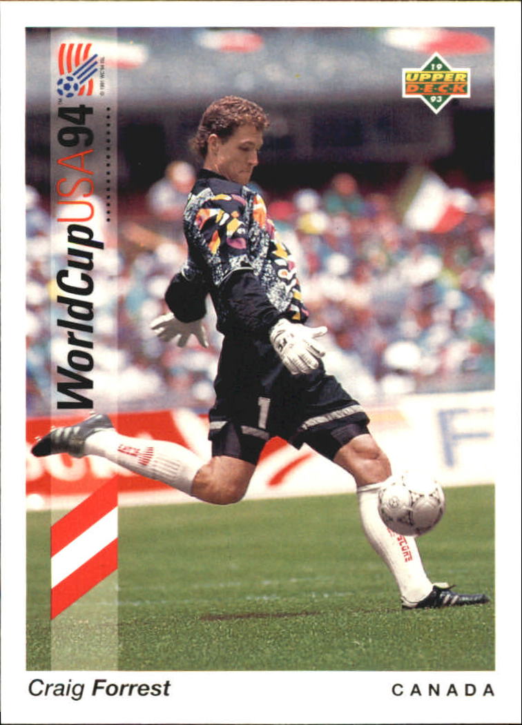 1993 Upper Deck World Cup 94 Preview English/German #30 Craig Forrest