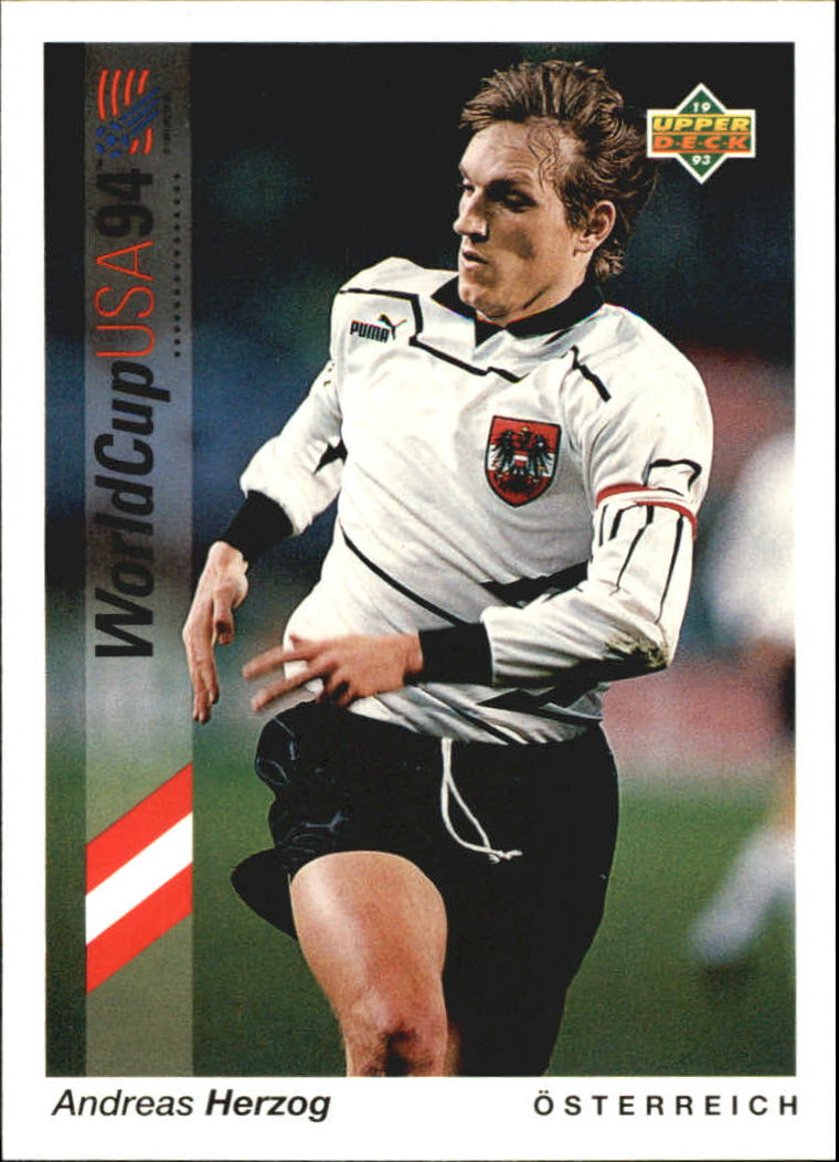 1993 Upper Deck World Cup 94 Preview English/German #80 Andreas Herzog