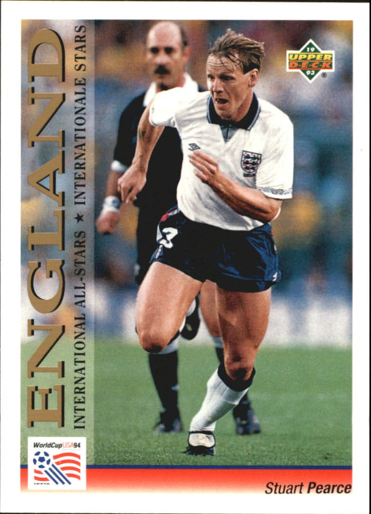 1993 Upper Deck World Cup 94 Preview English/German #118 Stuart Pearce