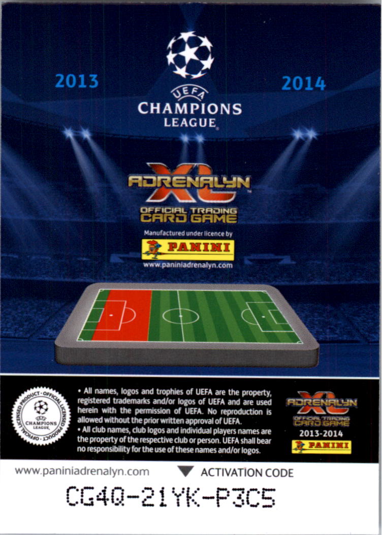 2013-14 Adrenalyn XL UEFA Champions League #16 Andrea Barzagli back image