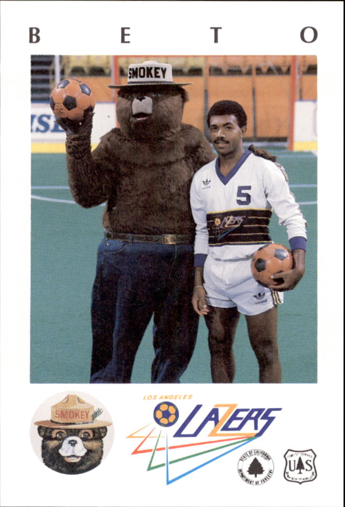 1984-85 Los Angeles Lazers Smokey #3 Roberto Dos Santos
