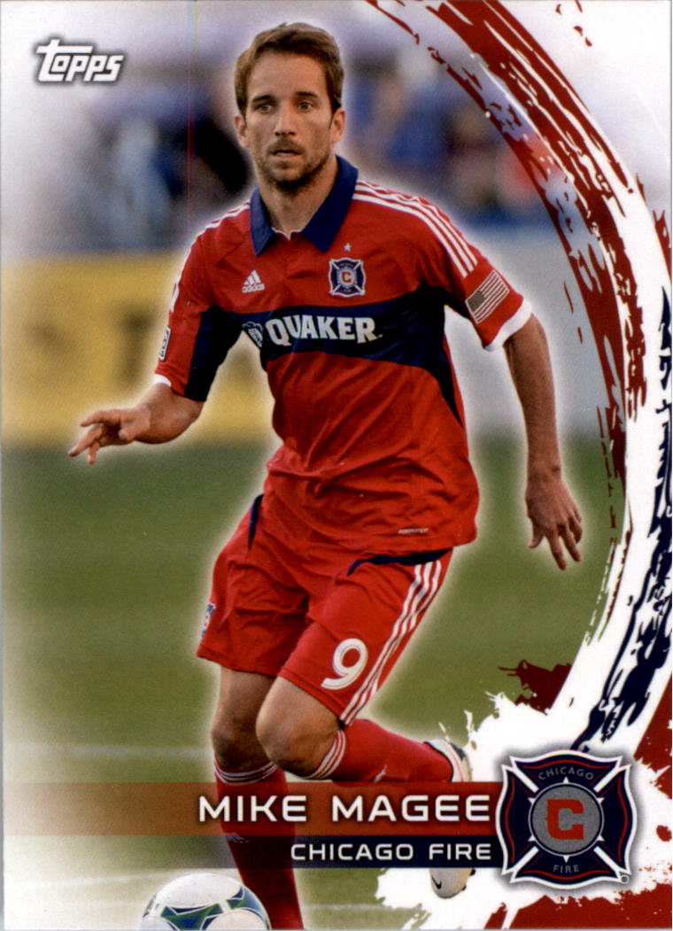 2014 Topps MLS #1A Mike Magee/Red jersey