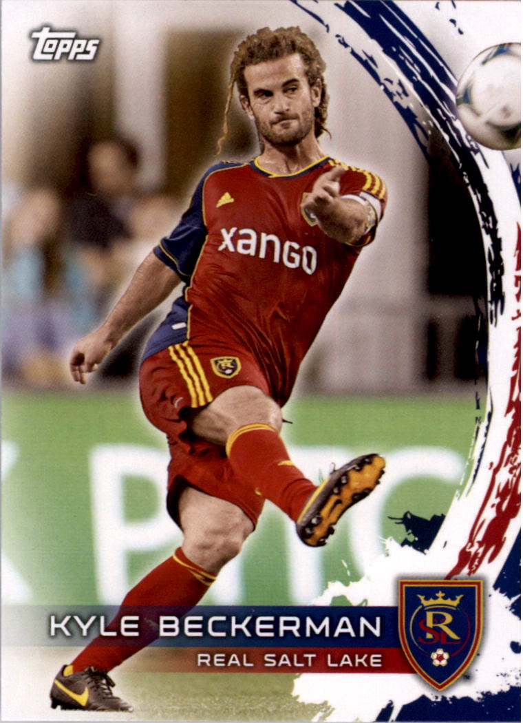 2014 Topps MLS #107A Kyle Beckerman/Red jersey