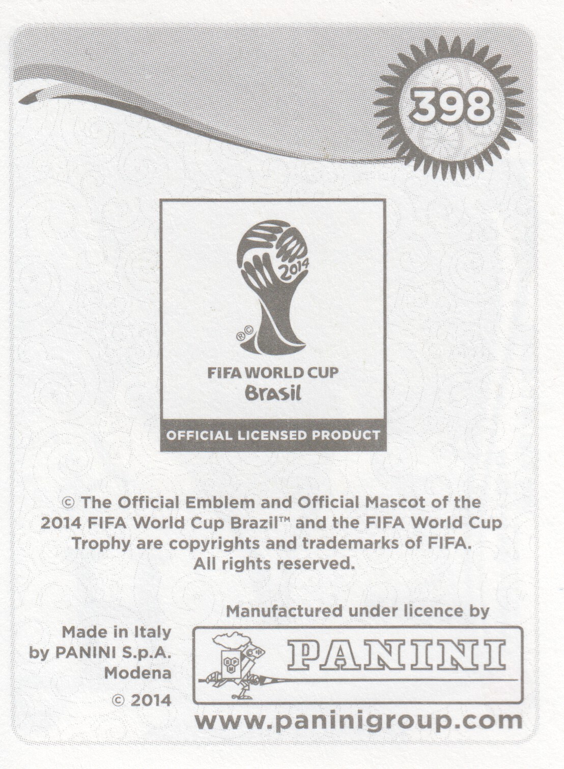 A5756- 2014 Panini World Cup Stickers Cards Group2 -You Pick- 15+ FREE US SHIP - Picture 9 of 325