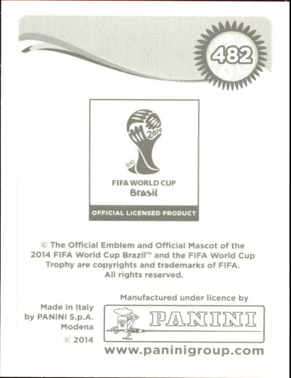 A5756- 2014 Panini World Cup Stickers Cards Group2 -You Pick- 15+ FREE US SHIP - Picture 113 of 325