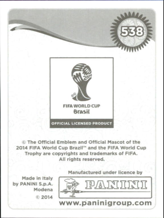 A5756- 2014 Panini World Cup Stickers Cards Group2 -You Pick- 15+ FREE US SHIP - Picture 189 of 325