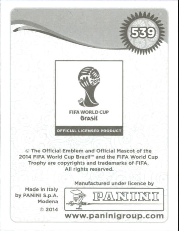 A5756- 2014 Panini World Cup Stickers Cards Group2 -You Pick- 15+ FREE US SHIP - Picture 191 of 325