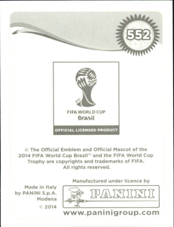 A5756- 2014 Panini World Cup Stickers Cards Group2 -You Pick- 15+ FREE US SHIP - Picture 207 of 325