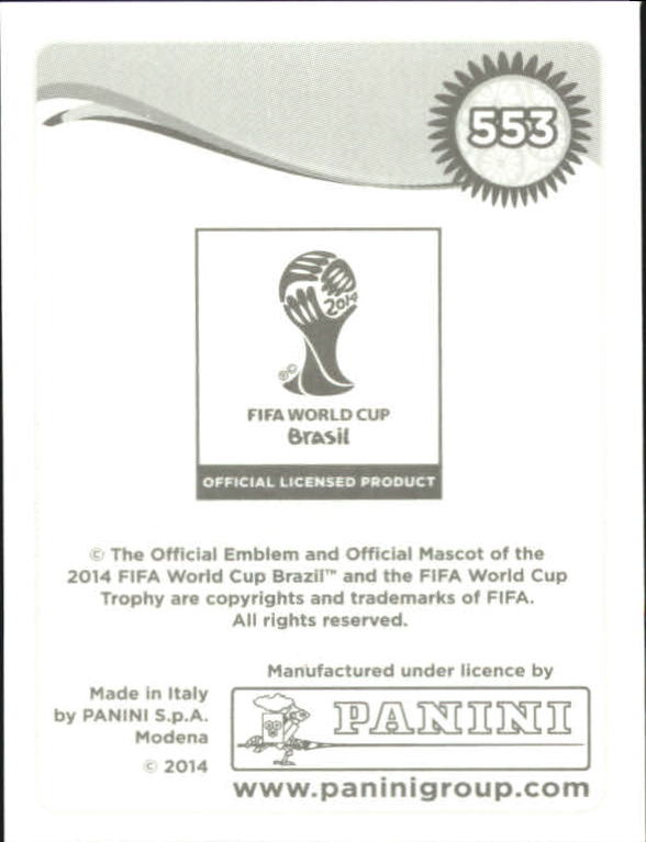 A5756- 2014 Panini World Cup Stickers Cards Group2 -You Pick- 15+ FREE US SHIP - Picture 209 of 325