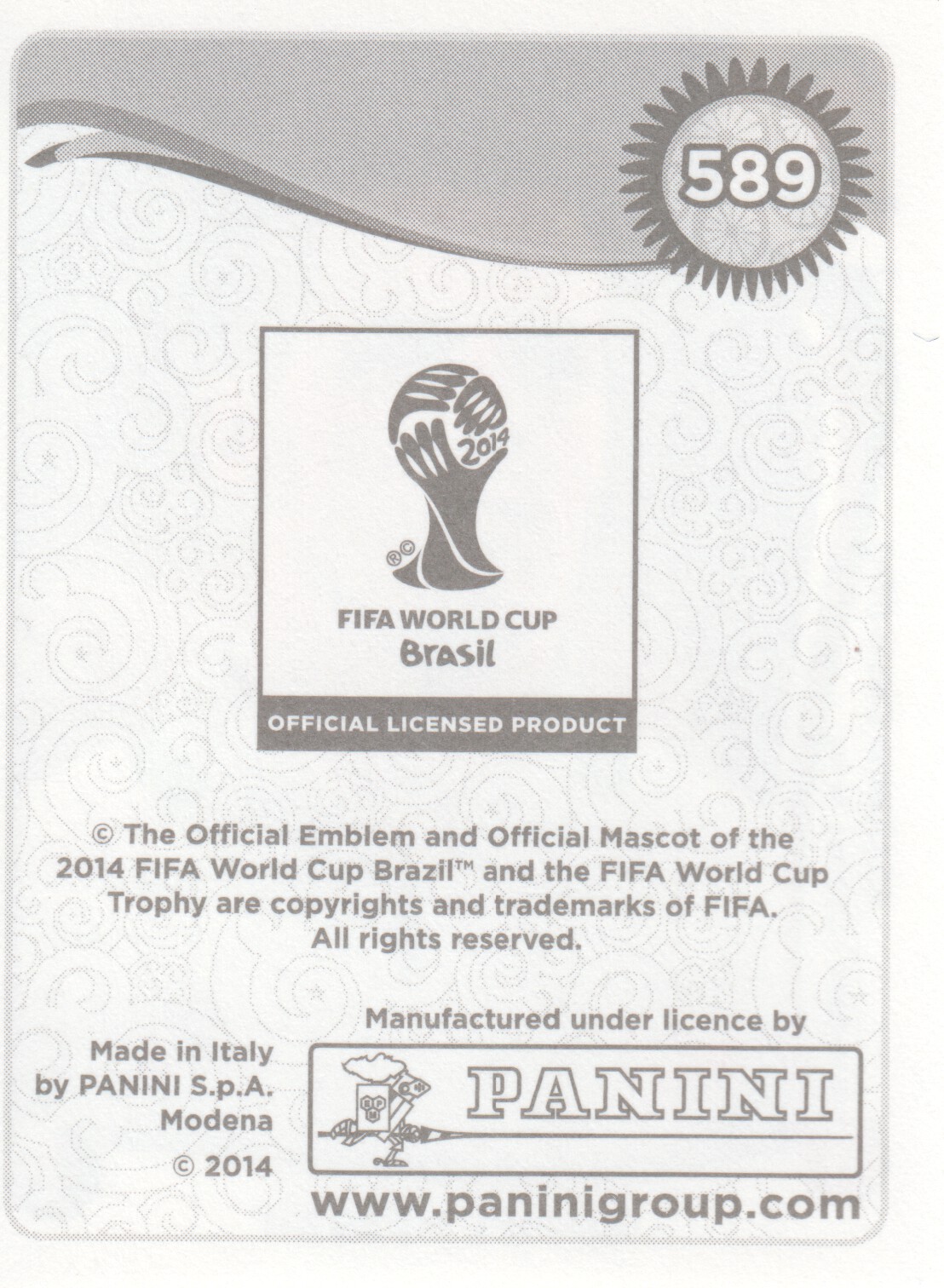 A5756- 2014 Panini World Cup Stickers Cards Group2 -You Pick- 15+ FREE US SHIP - Picture 255 of 325