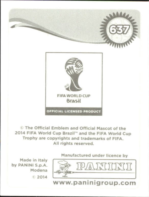 A5756- 2014 Panini World Cup Stickers Cards Group2 -You Pick- 15+ FREE US SHIP - Picture 321 of 325