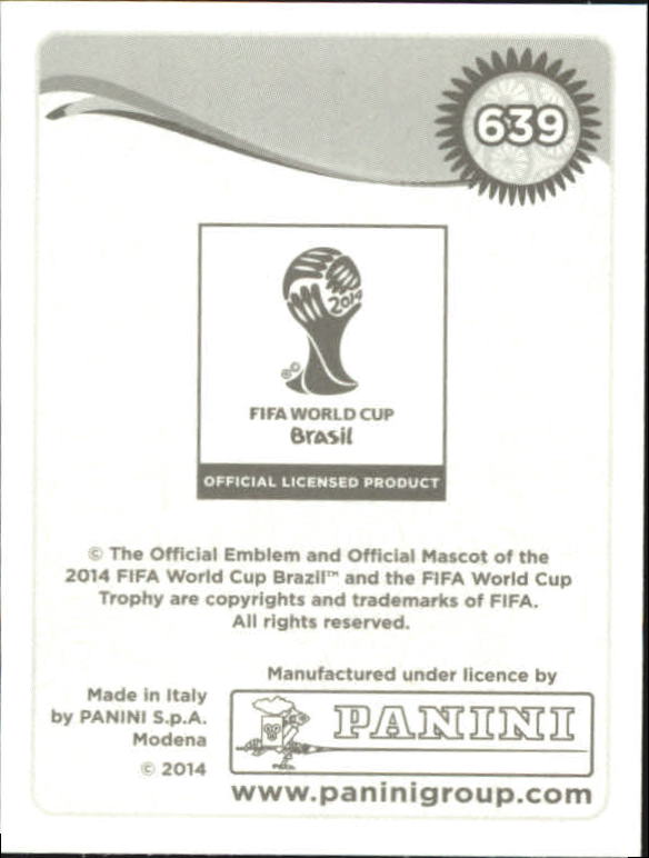 A5756- 2014 Panini World Cup Stickers Cards Group2 -You Pick- 15+ FREE US SHIP - Picture 325 of 325