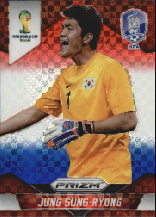2014 Panini Prizm World Cup Prizms Red White and Blue #72 Jung Sung-Ryong