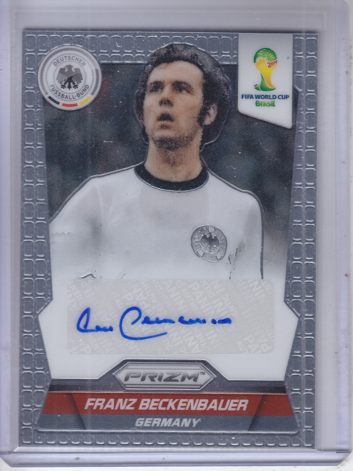 2014 Panini Prizm World Cup Signatures #SFB Franz Beckenbauer