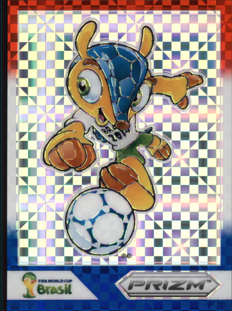 2014 Panini Prizm World Cup Fuleco Prizms Red White and Blue #1 Fuleco