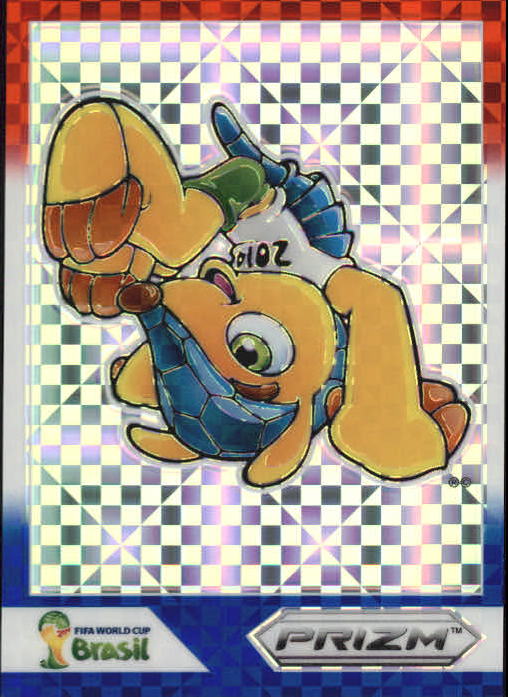 2014 Panini Prizm World Cup Fuleco Prizms Red White and Blue #2 Fuleco