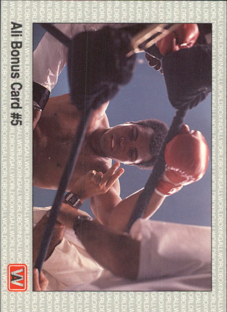 1991 All World #36 Ali Bonus Card #5