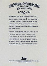 2007 Topps Allen and Ginter #309 Laila Ali SP back image