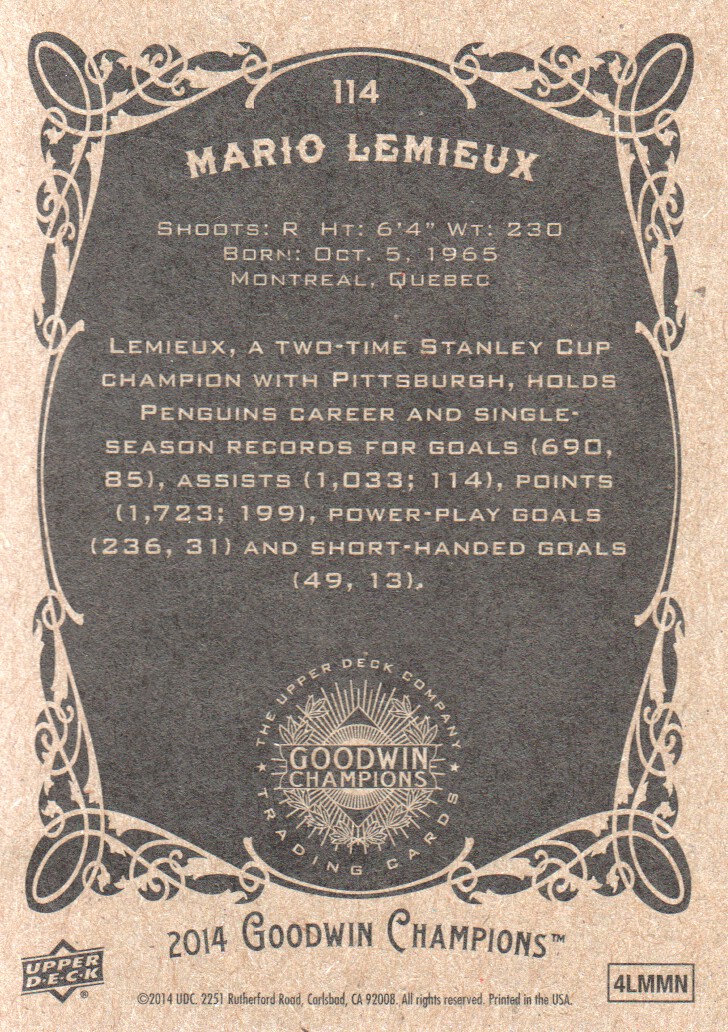 Mario Lemieux cards (1990-2023) Penguins - You Choose - Picture 106 of 107