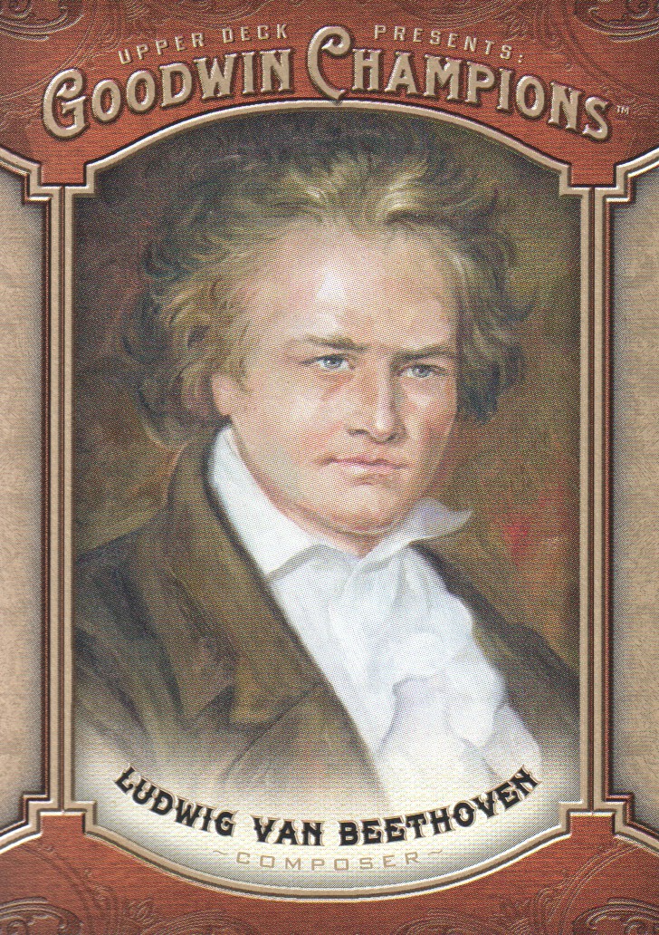 2014 Upper Deck Goodwin Champions #141 Ludwig Van Beethoven SP