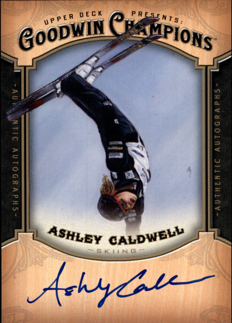 2014 Upper Deck Goodwin Champions Autographs #AAC Ashley Caldwell G