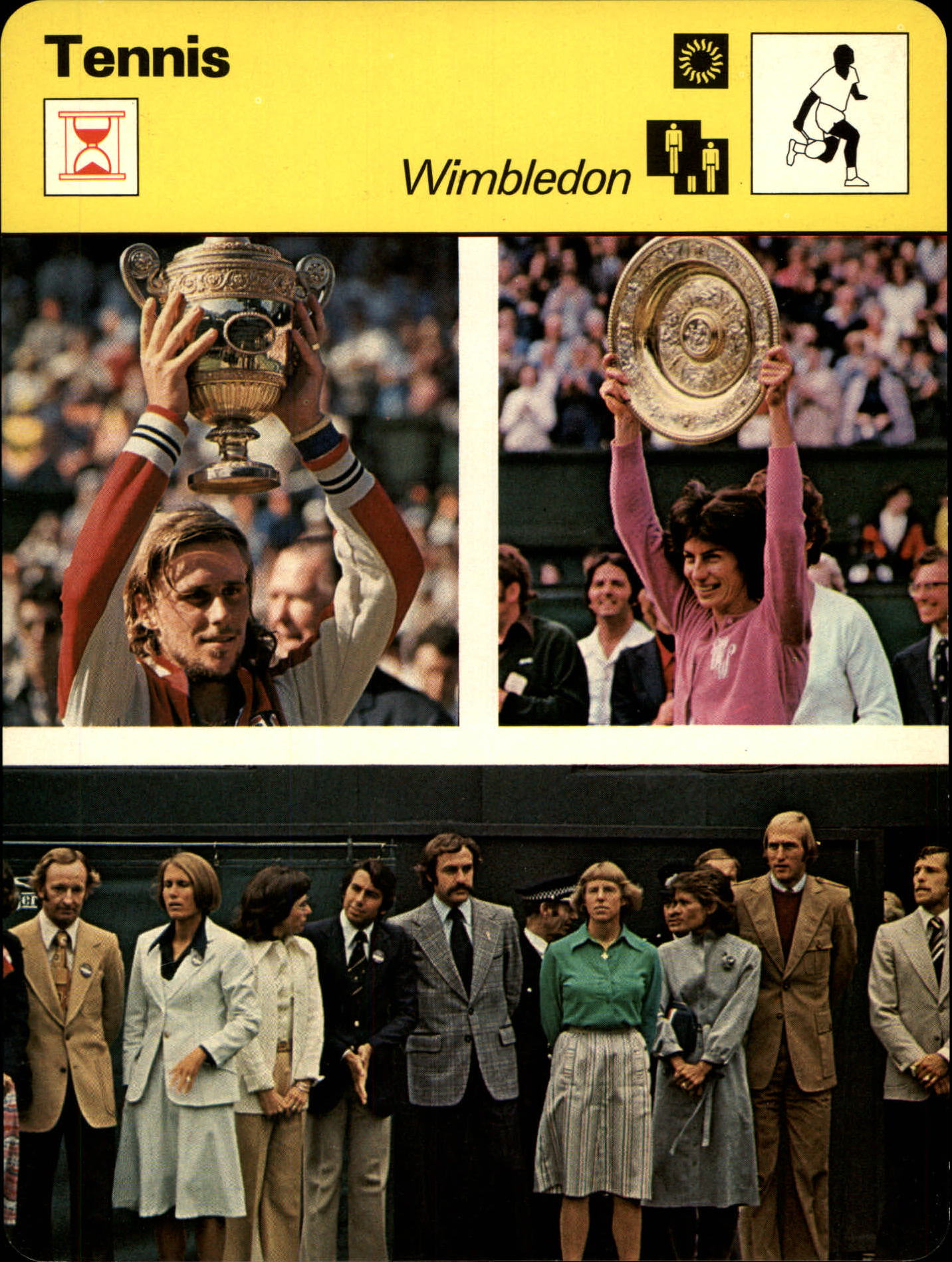 1977-79 Sportscaster Series 77 #7722 Wimbledon