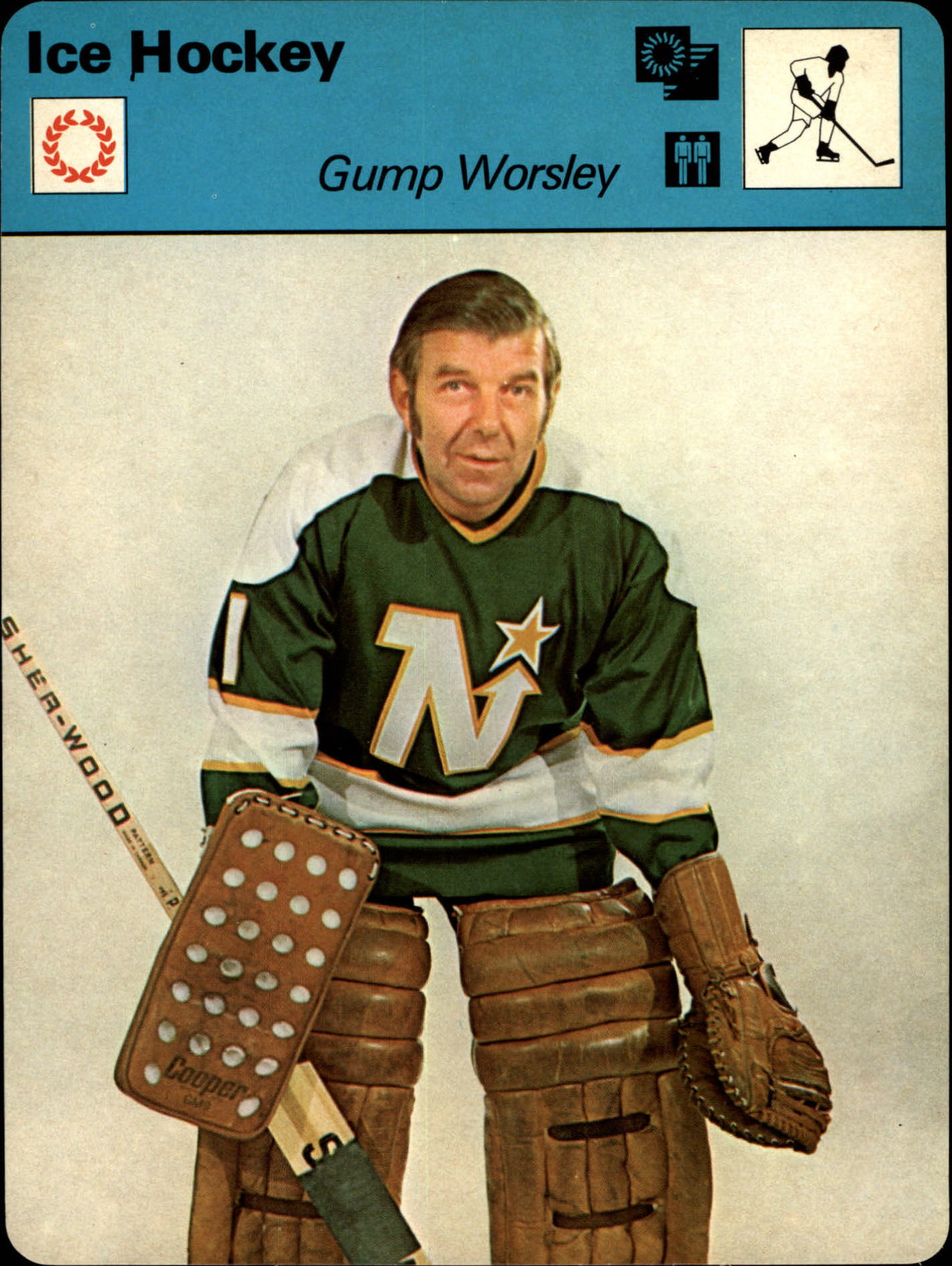 1977-79 Sportscaster Series 6 #607 Gump Worsley