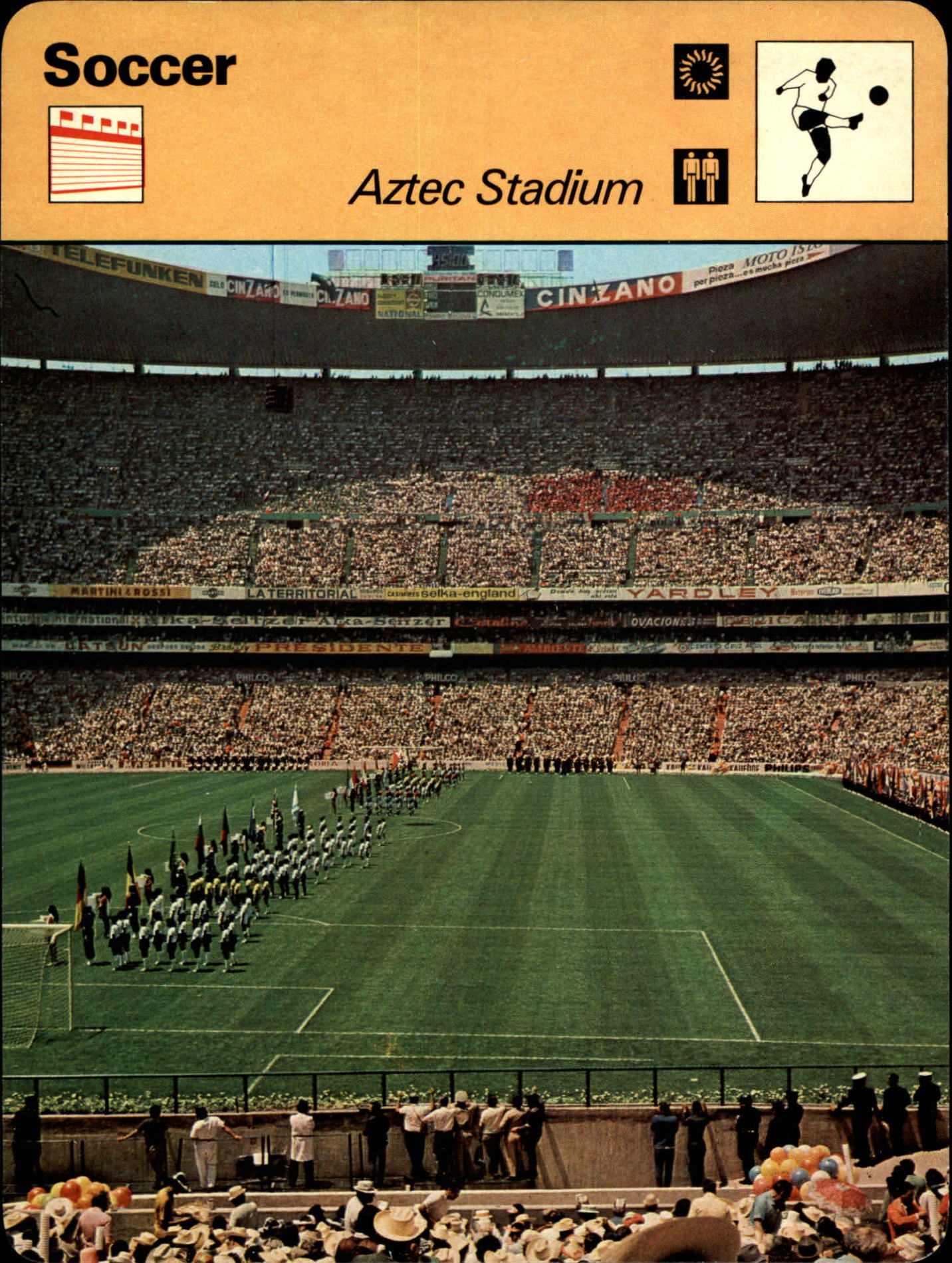 1977-79 Sportscaster Series 6 #615 Aztec Stadium