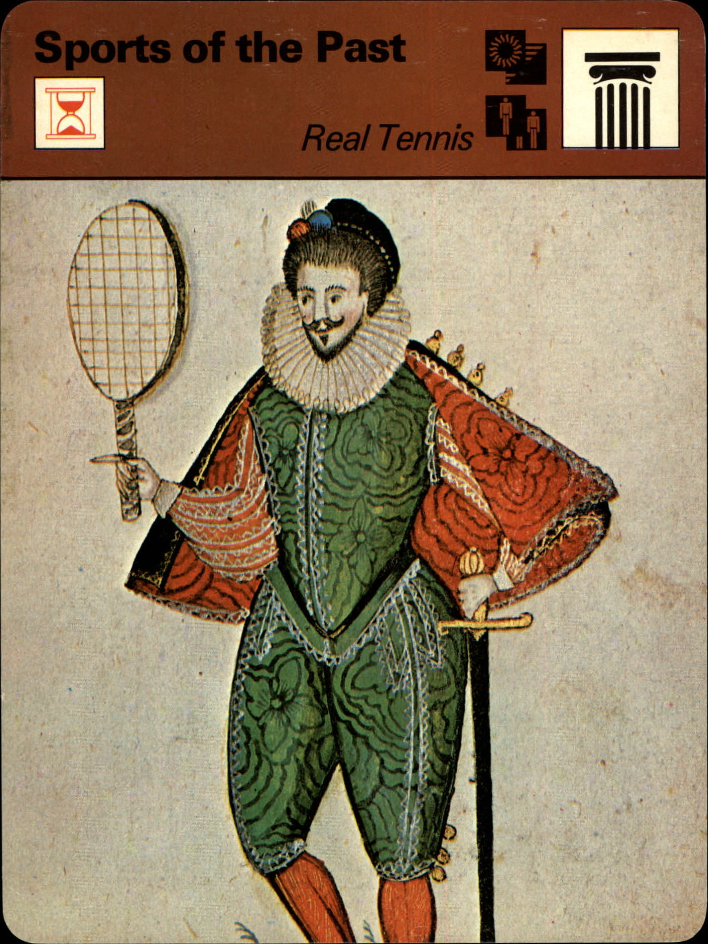 1977-79 Sportscaster Series 62 #6211 Real Tennis