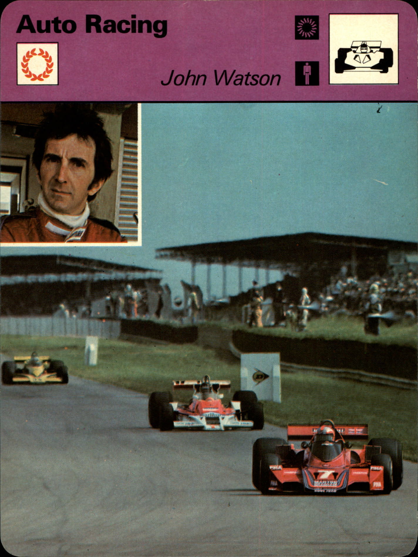 1977-79 Sportscaster Series 62 #6220 John Watson