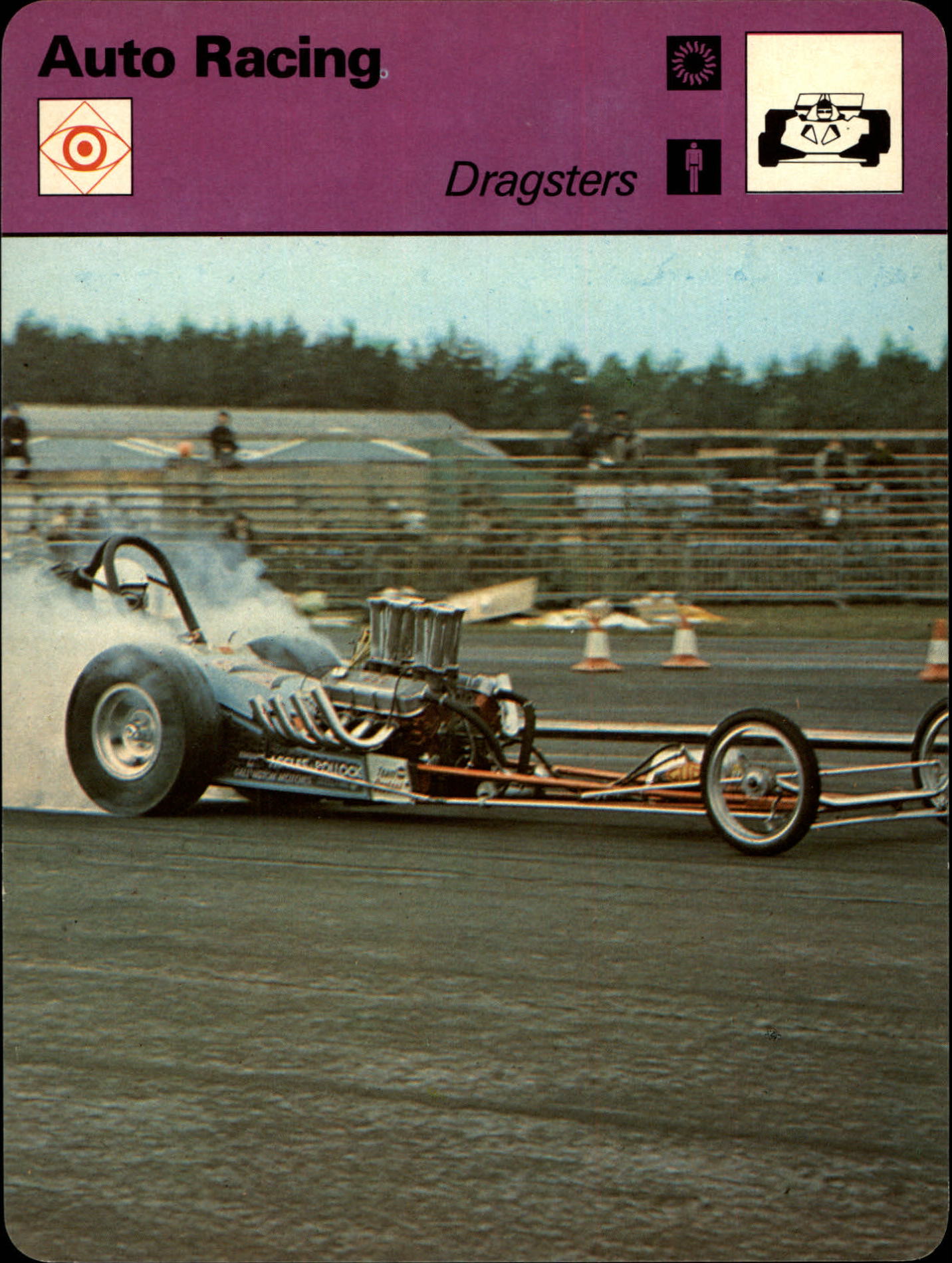 1977-79 Sportscaster Series 62 #6221 Dragsters