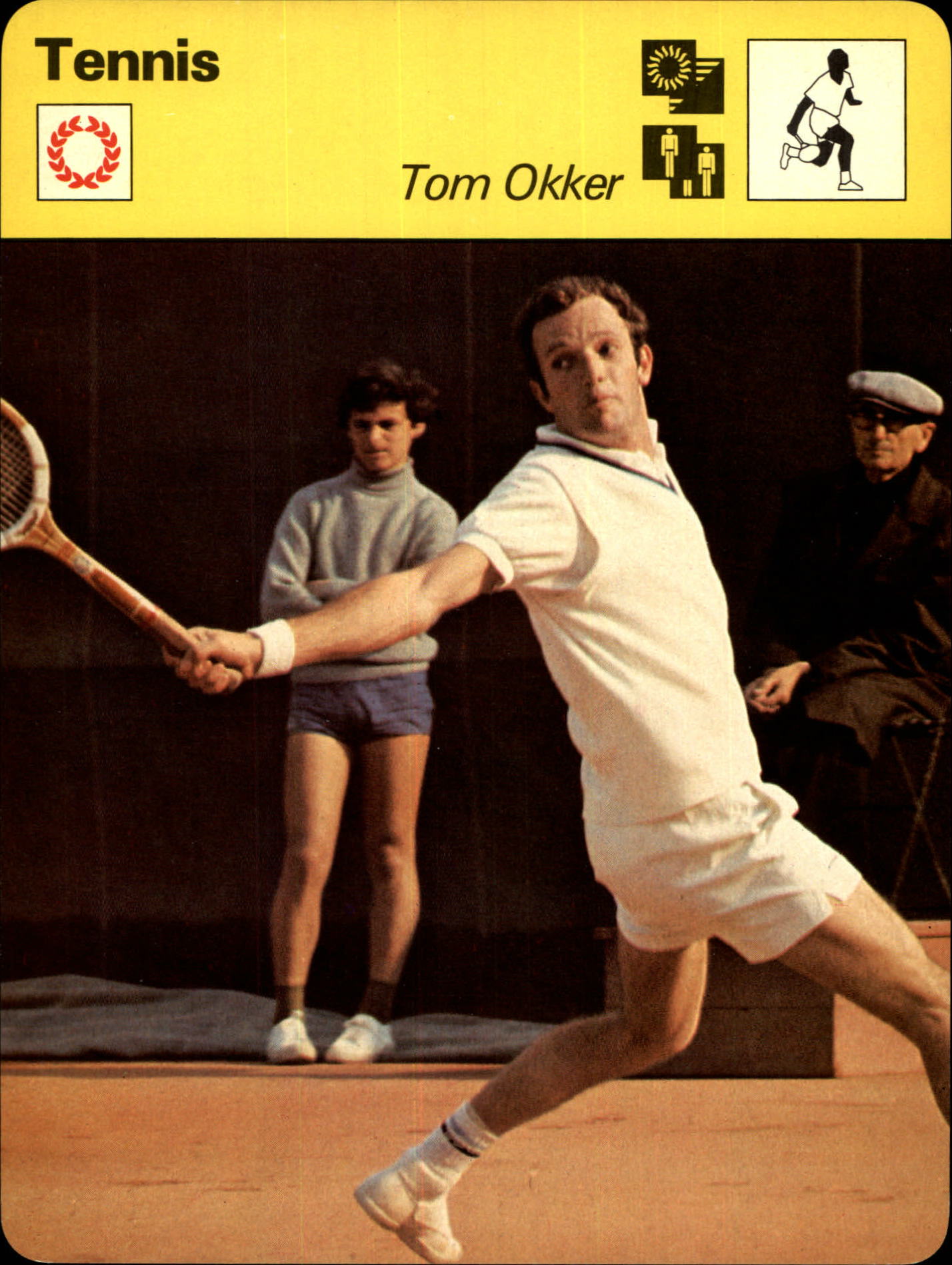 1977-79 Sportscaster Series 63 #6306 Tom Okker
