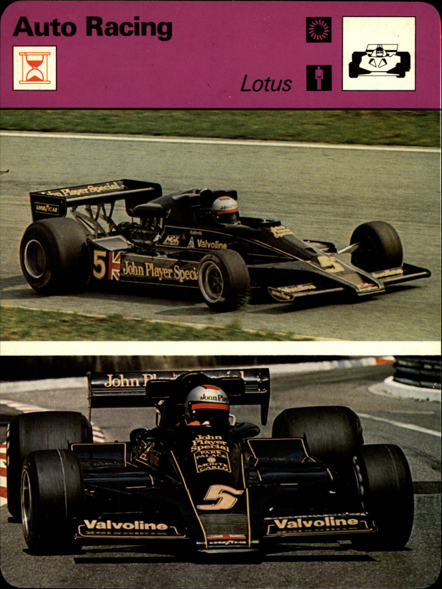 1977-79 Sportscaster Series 67 #6716 Lotus