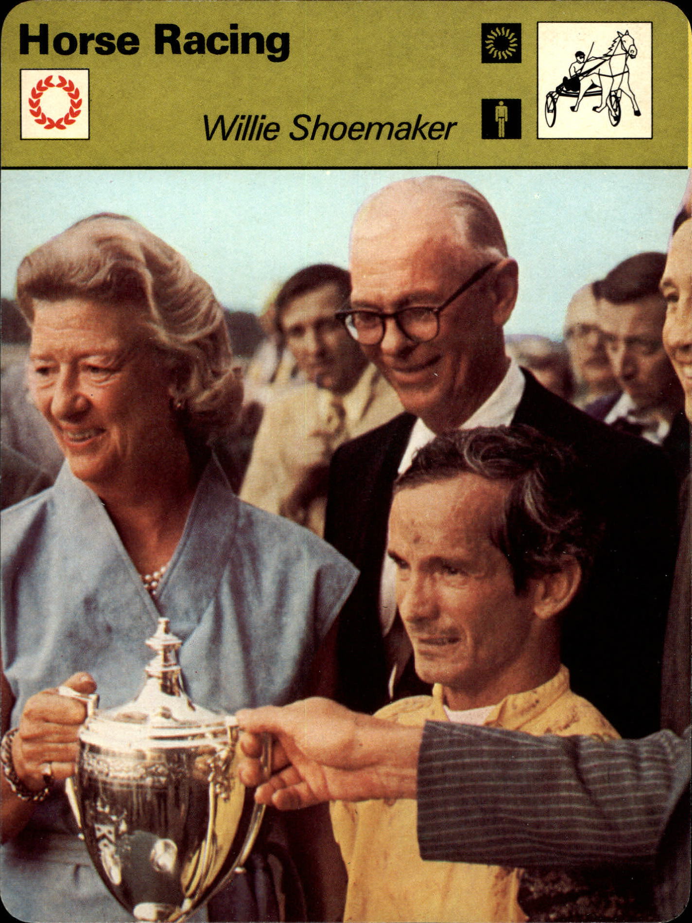 1977-79 Sportscaster Series 7 #702 Willie Shoemaker