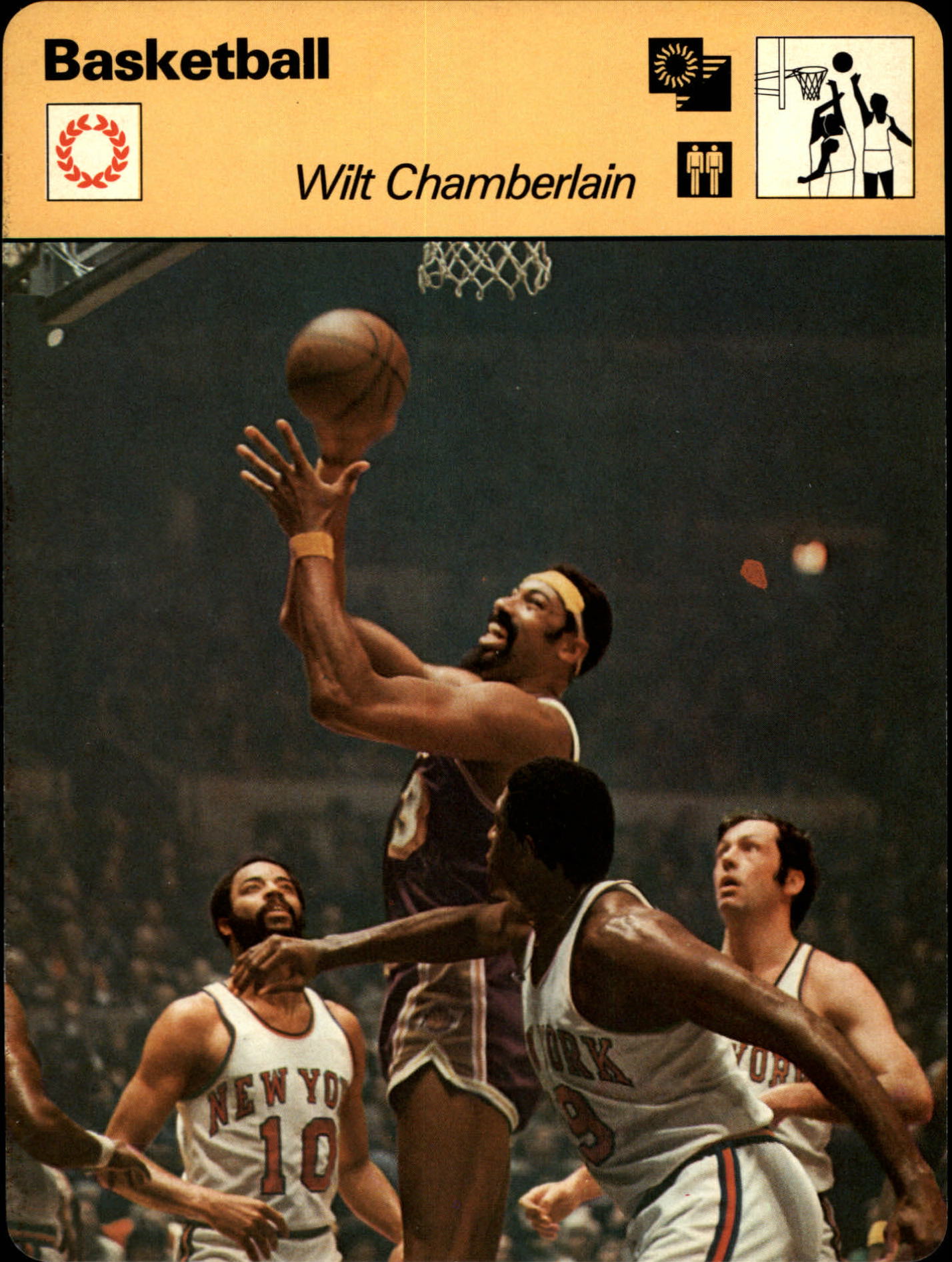 1977-79 Sportscaster Series 7 #720 Wilt Chamberlain