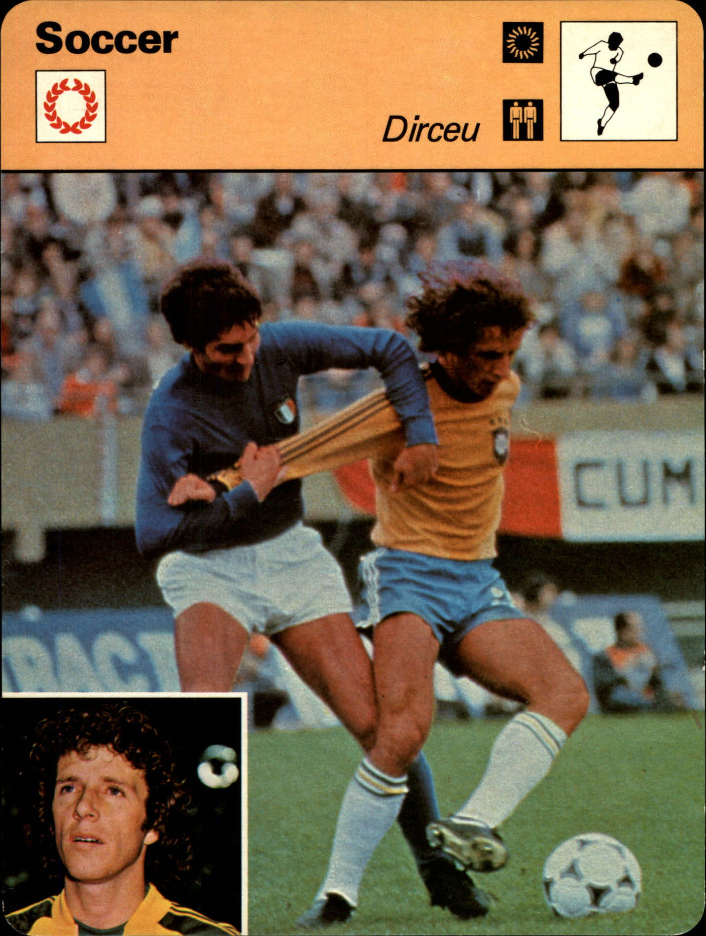 1977-79 Sportscaster Series 70 #7001 Dirceu