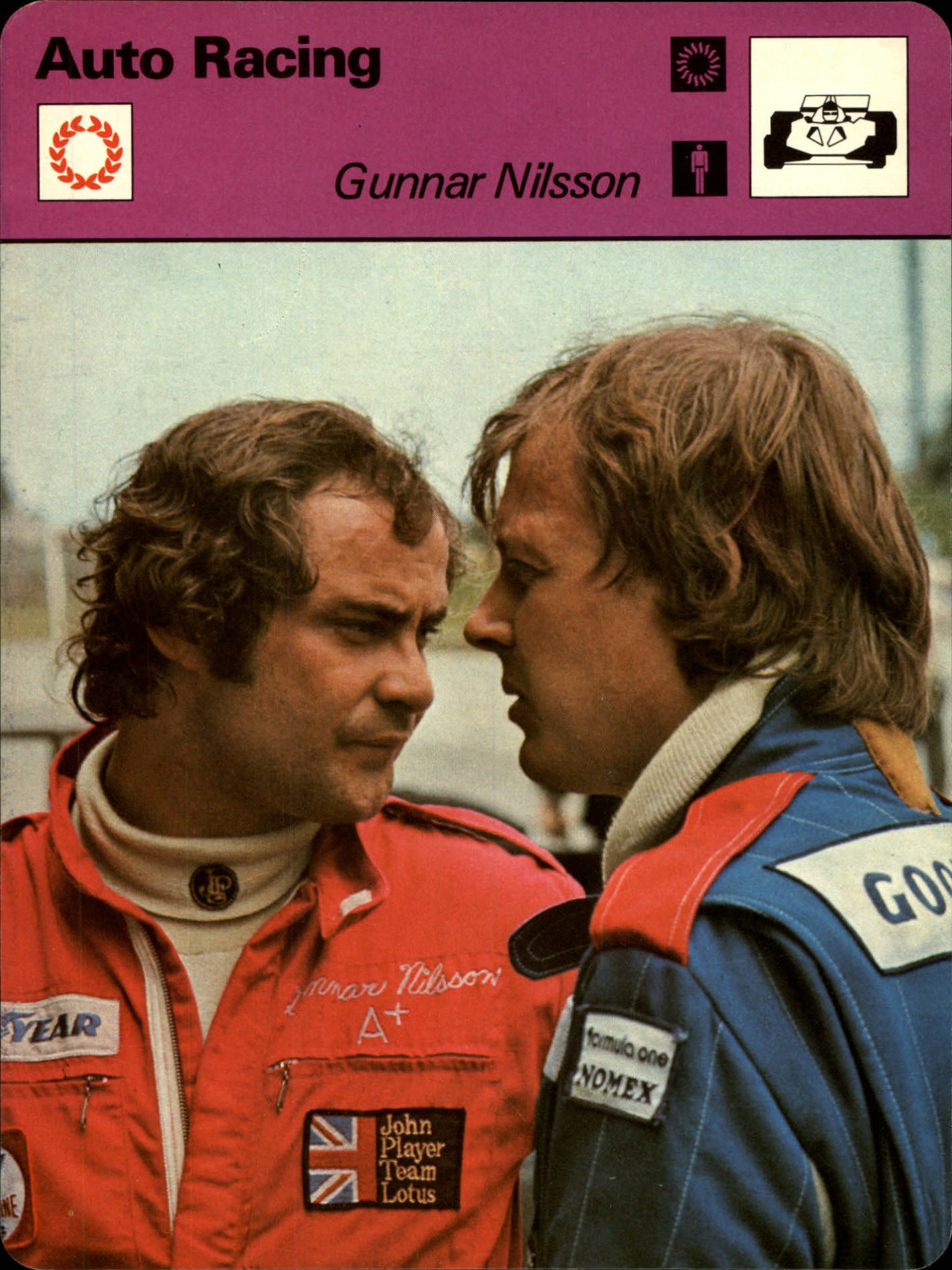1977-79 Sportscaster Series 72 #7204 Gunnar Nilsson